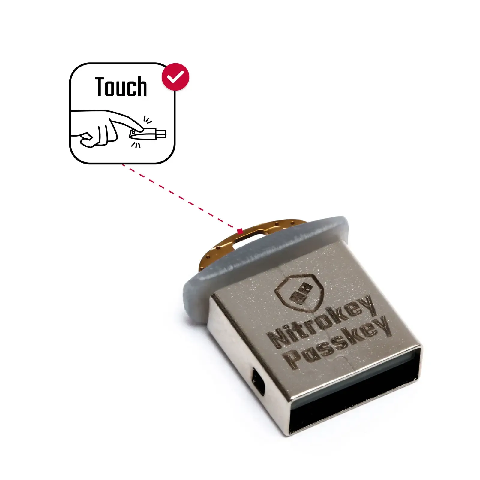 Nitrokey Passkey FIDO2 WebAuthn Hardware Security Key