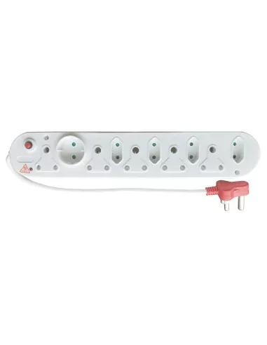 Acconet 10-Way Multiplug with 5x 16A SA and 4x 5A 2 Pin + 1 Round Socket