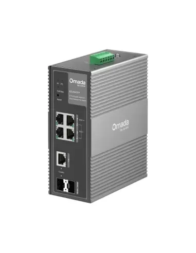 TP-Link Omada 10-Port Gigabit Industrial Easy Managed Switch with 6-Port PoE+ with...