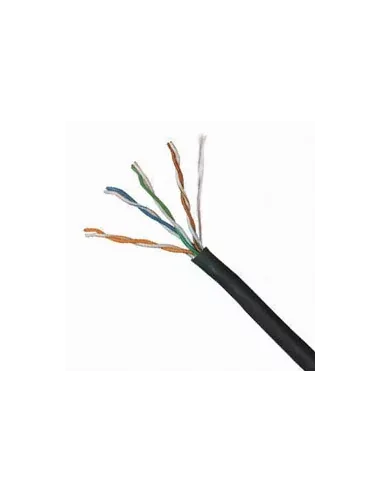 Acconet CAT5 UV Outdoor Ethernet Cable 500m Black CCA SF/TP Roll