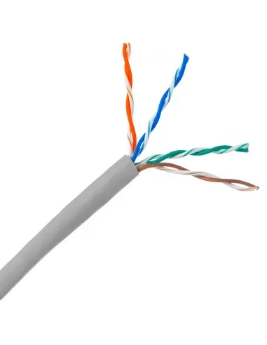 Essential CAT5e Indoor Ethernet Cable 100m Grey CCA UTP Pull Box