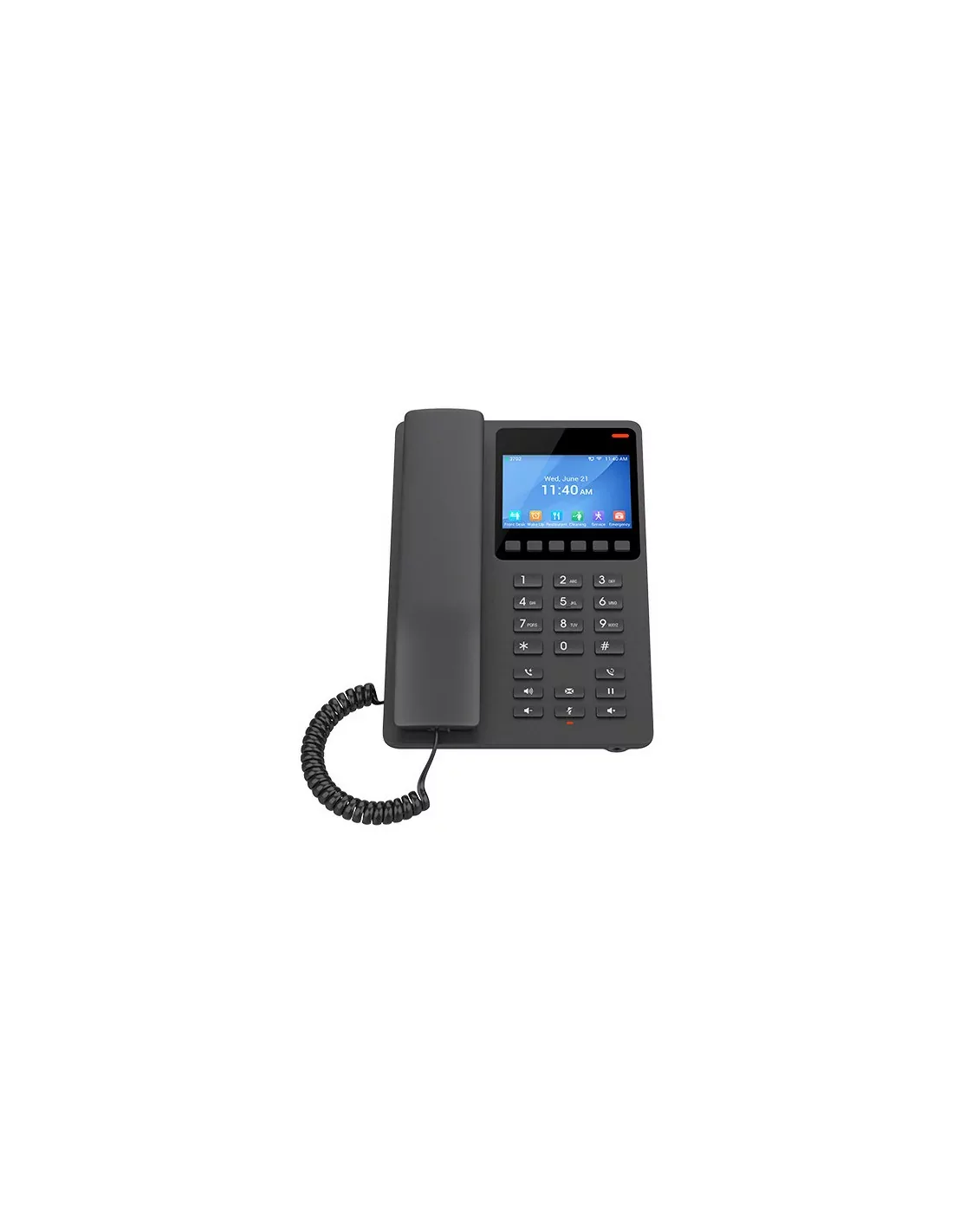 Grandstream 2 Line 3.5'' Color LCD Hotel Phone Black