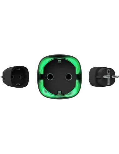 AJAX Security - Automation - Black Wireless Smart Plug with Energy Consumption...