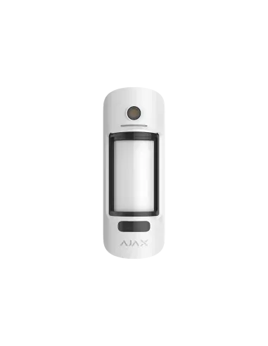 AJAX Security - MotionCam Jeweller - White Wireless Outdoor Motion Detector with Photo...