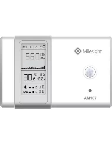 Milesight Indoor Ambience Monitoring - Temperature, Humidity, Motion, Light, CO2, TVOC...
