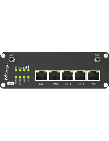 Milesight UR75 5G Industrial Cellular Router with GPS & PoE