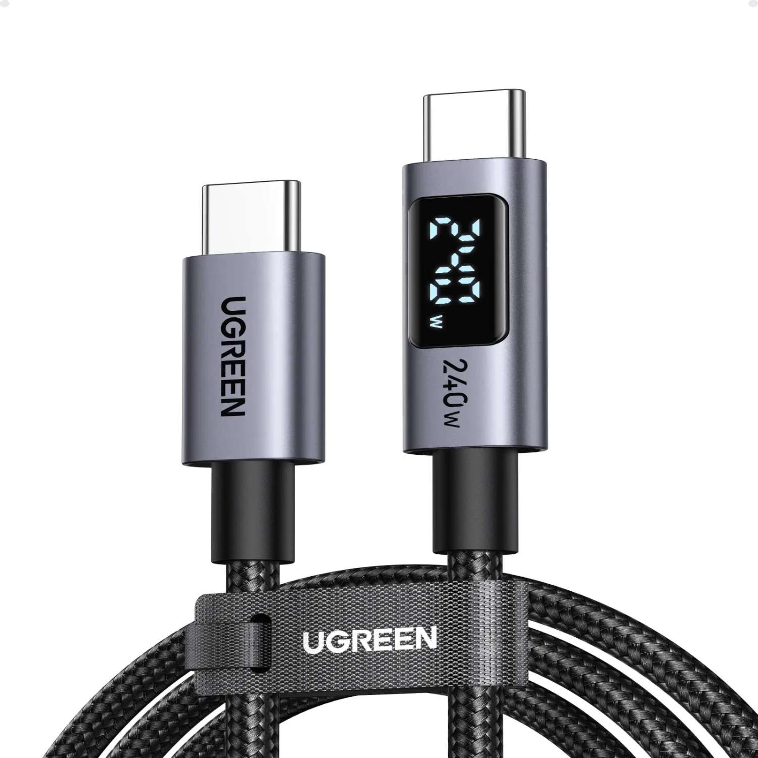 UGREEN 240W USB Type-C Cable with LED Display 1M