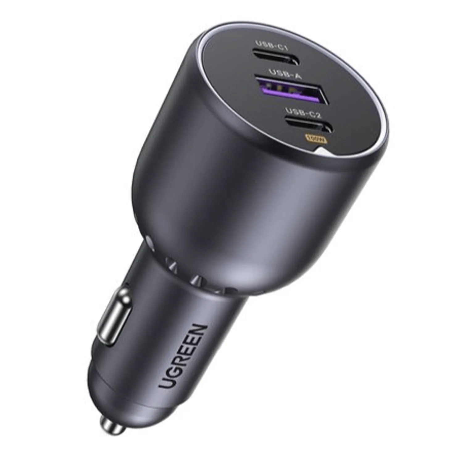 UGREEN 130W USB-C 3-port Car Charger