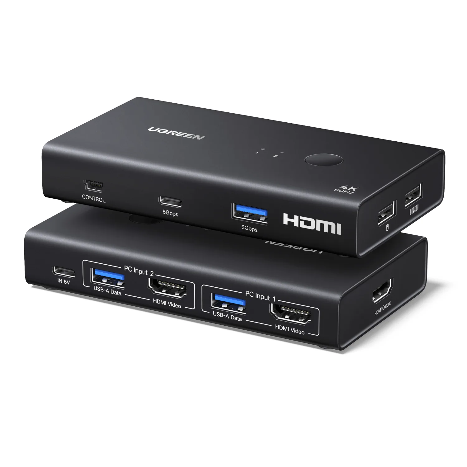 UGreen HDMI 2.0 KVM Switch 2-In-1 Out
