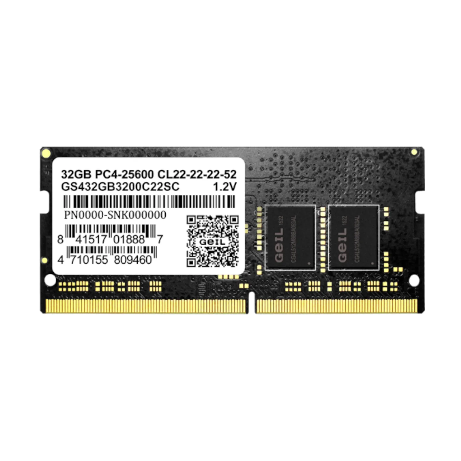 GeIL Pristine 32GB DDR4 3200MHz Notebook Memory