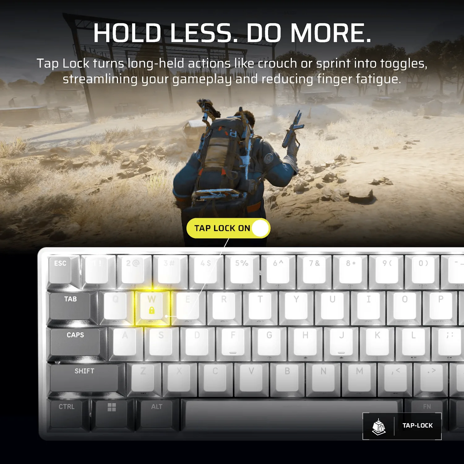 Corsair CLIPPER PRO MINI 60 Hall Effect Gaming Keyboard – White