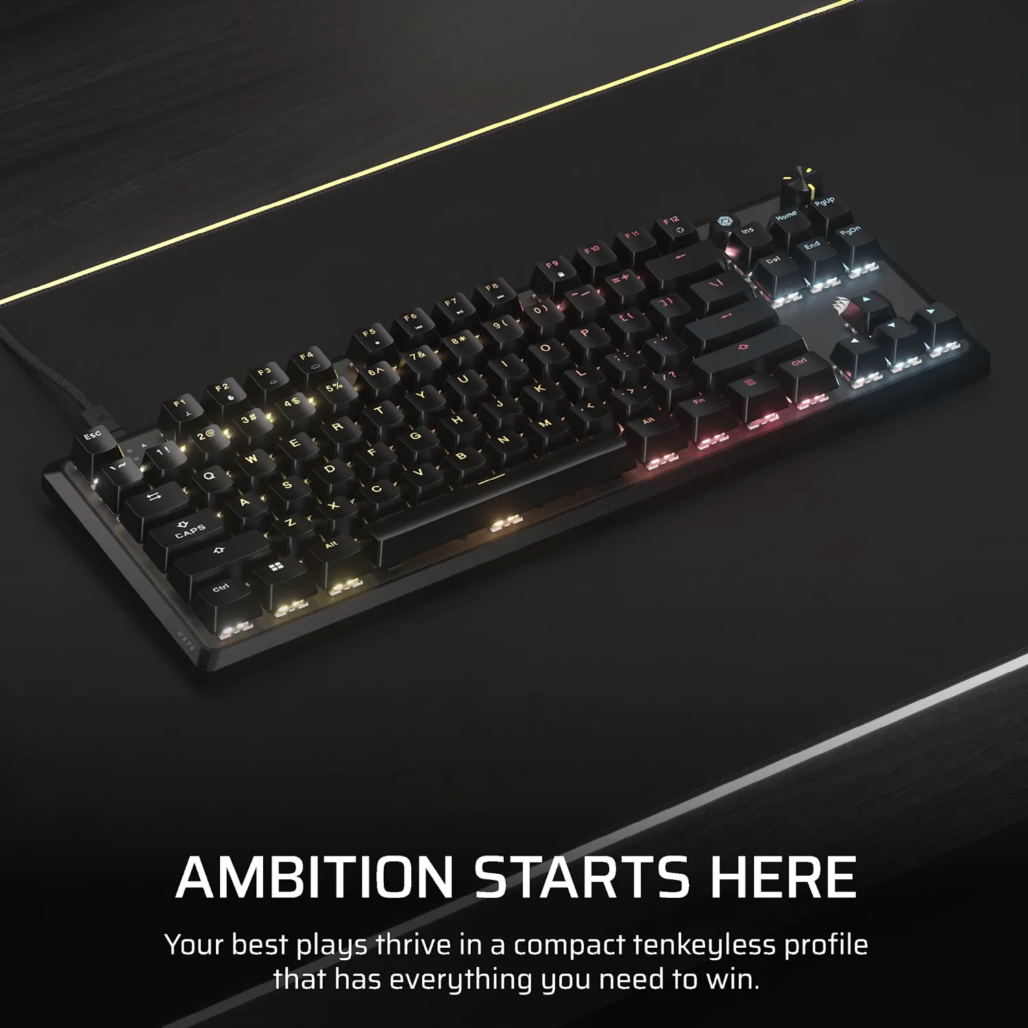 Corsair K70 CORE TKL RGB Mechanical Gaming Keyboard