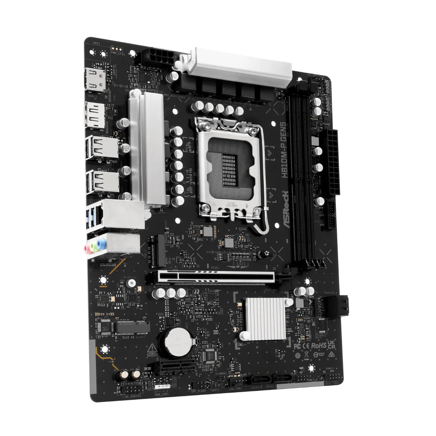ASROCK H810M-P Gen 5 Intel LGA 1851 M-ATX Motherboard