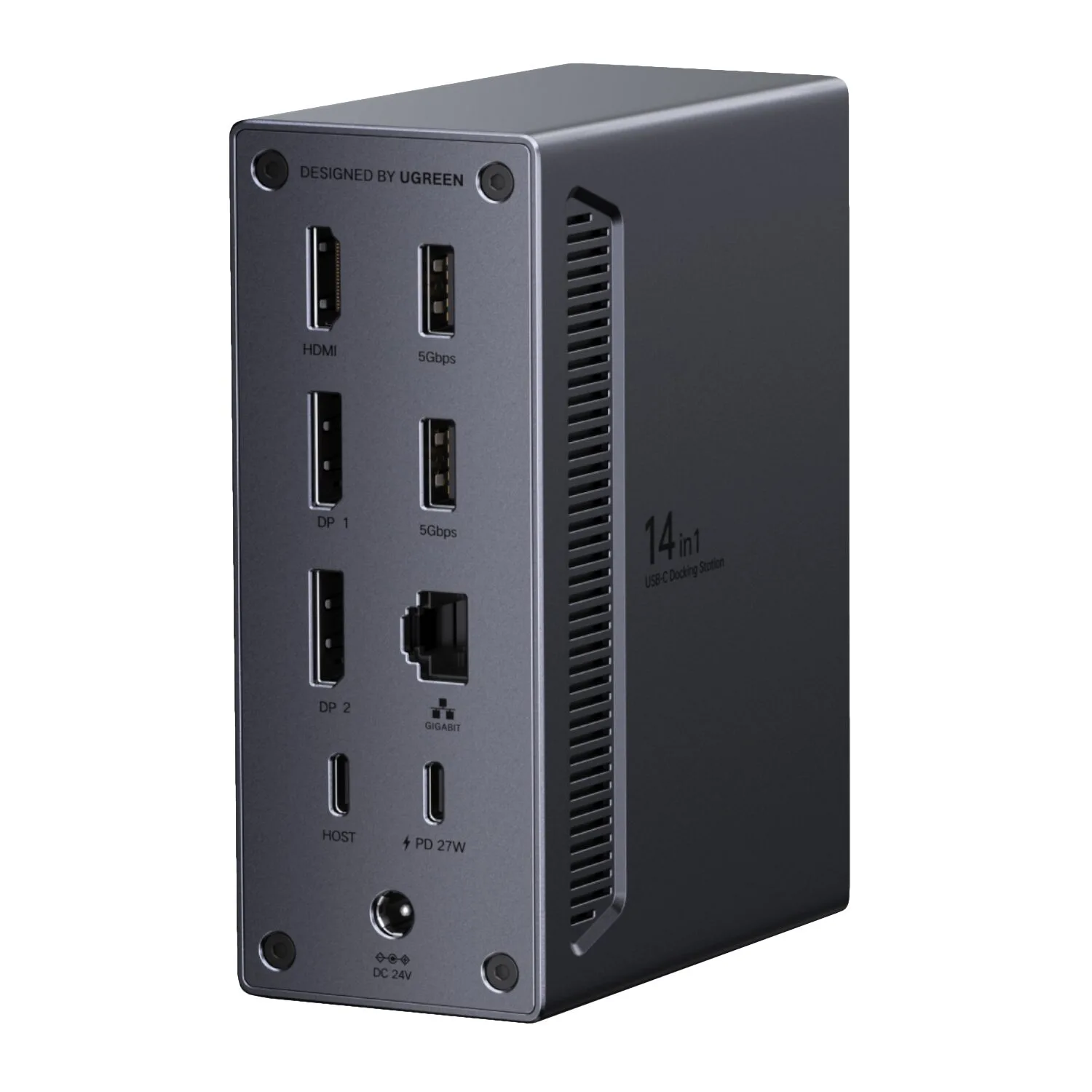 UGreen 14-in-1 USB Type-C TO USB Docking Station (1x HDMI | 2x DP | RJ45)