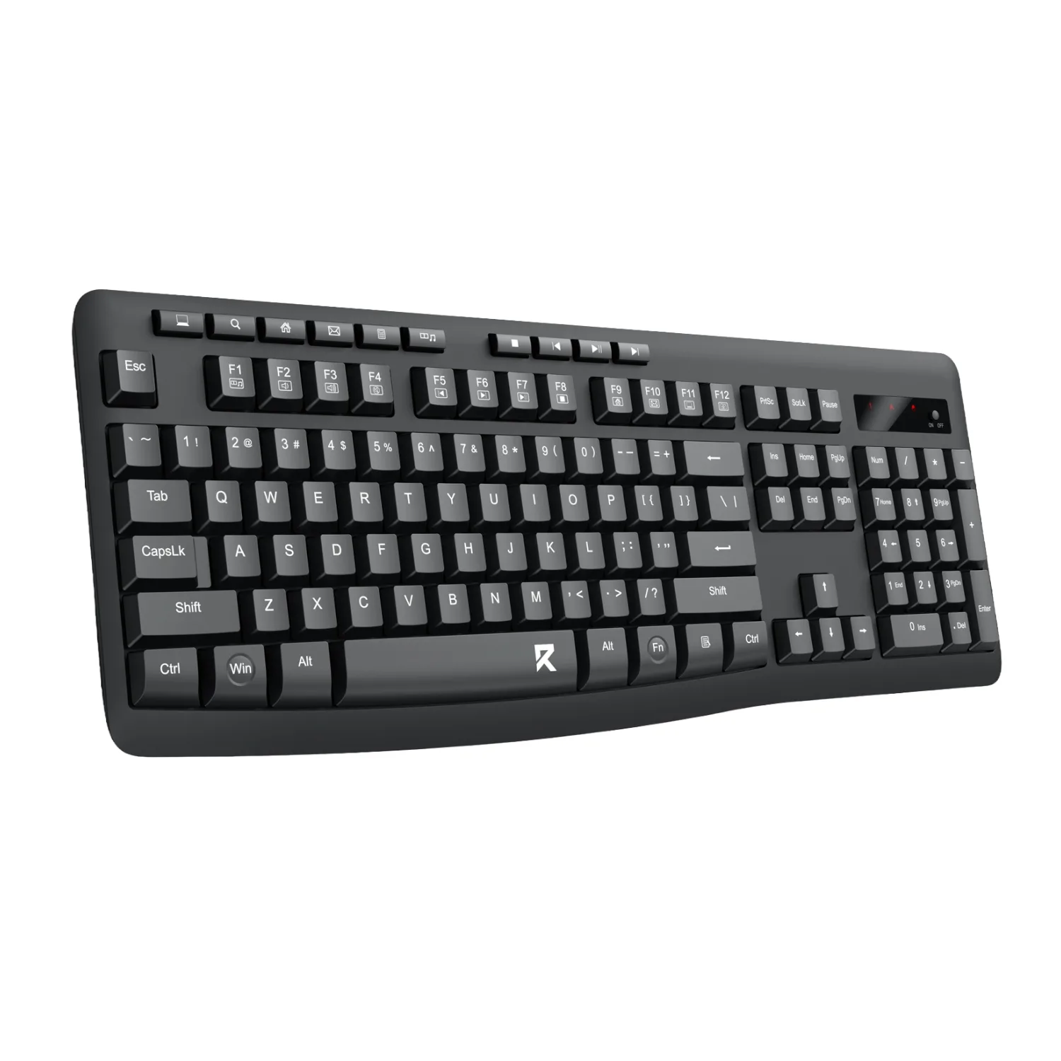 Redragon BS-7367-B Wireless Office Keyboard and Mouse Combo - Black
