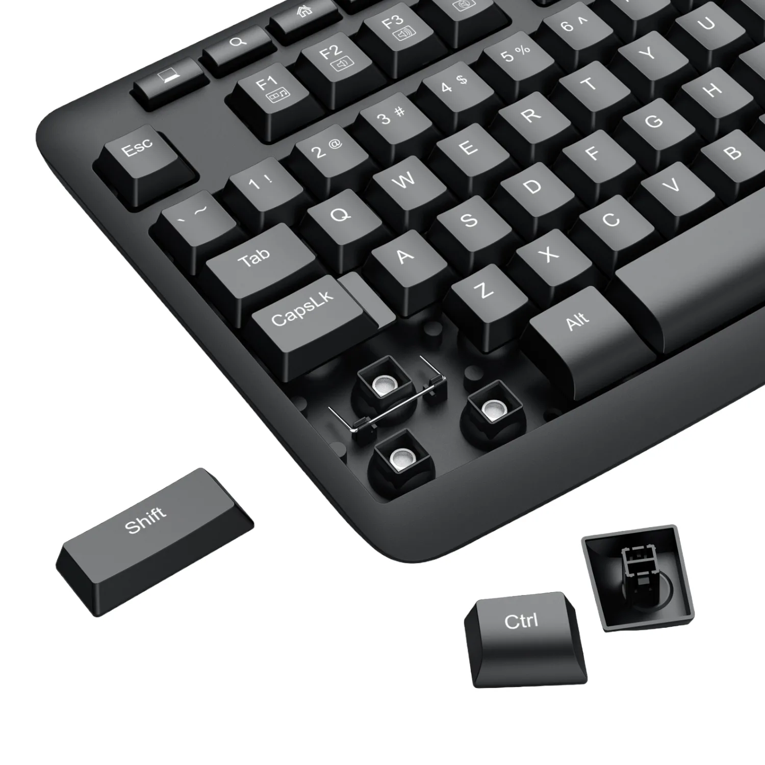 Redragon BS-7367-B Wireless Office Keyboard and Mouse Combo - Black