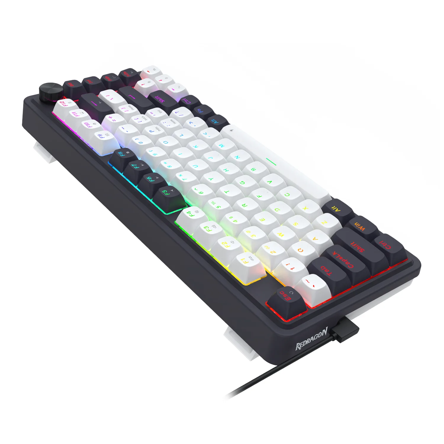 Redragon K673 UCAL 75% Magnetic Ultramag Switch Wired Keyboard - Black