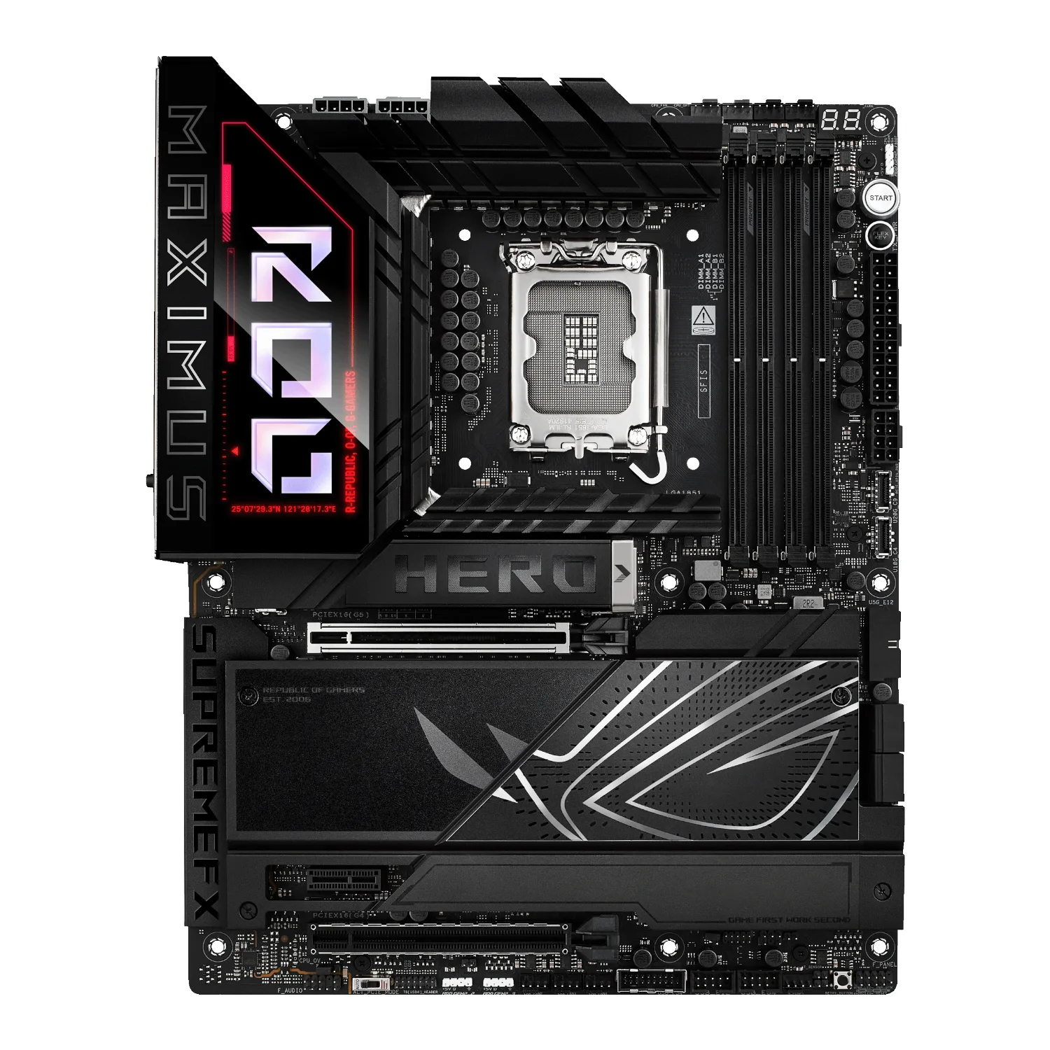 Asus ROG Maximus Z890 Hero Intel LGA1851 ATX Gaming Motherboard
