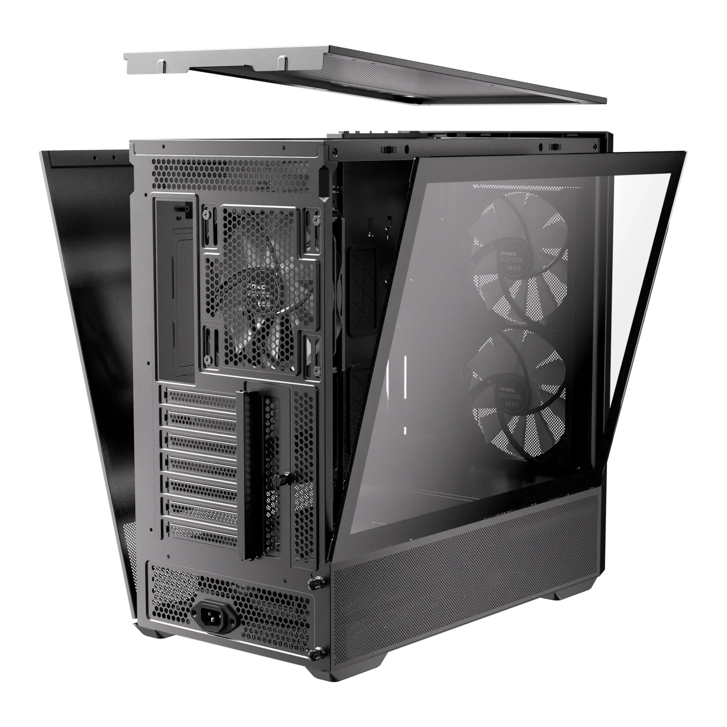 Antec FLUX Rear ARGB ATX Mid Tower Gaming Chassis - Black