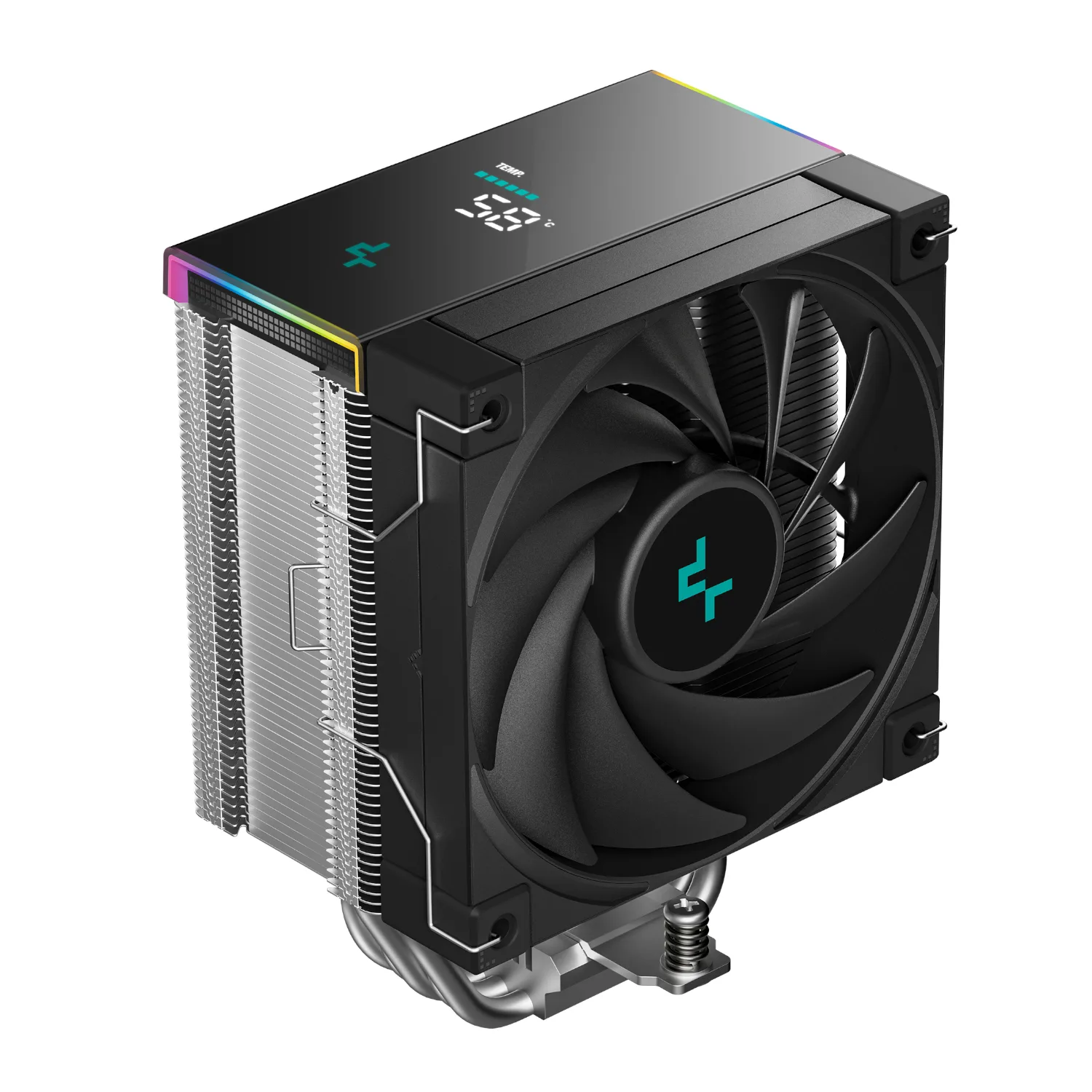 DeepCool AK500S Digital SE 120mm Air CPU Cooler - Silver/Black