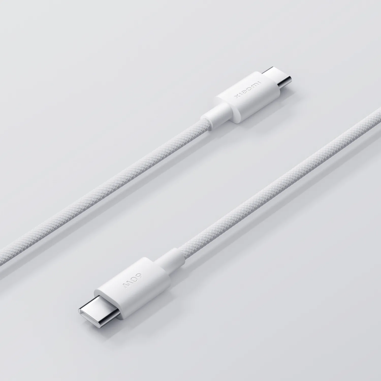 Xiaomi 3A Braided USB Type-C to USB Type-C Cable 1M - White