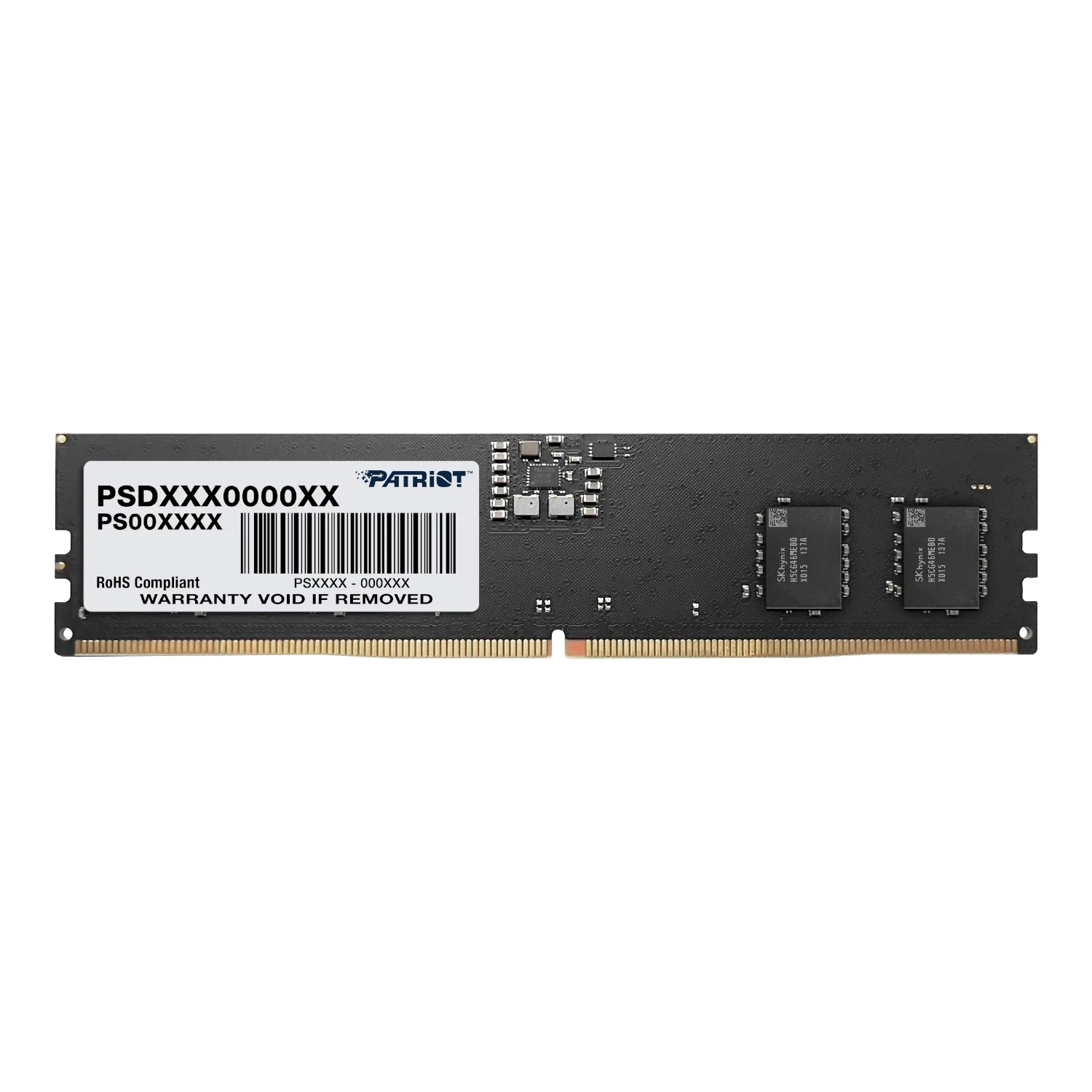 Patriot Signature Line 8GB 4800MHz DDR5 UDIMM Desktop Memory