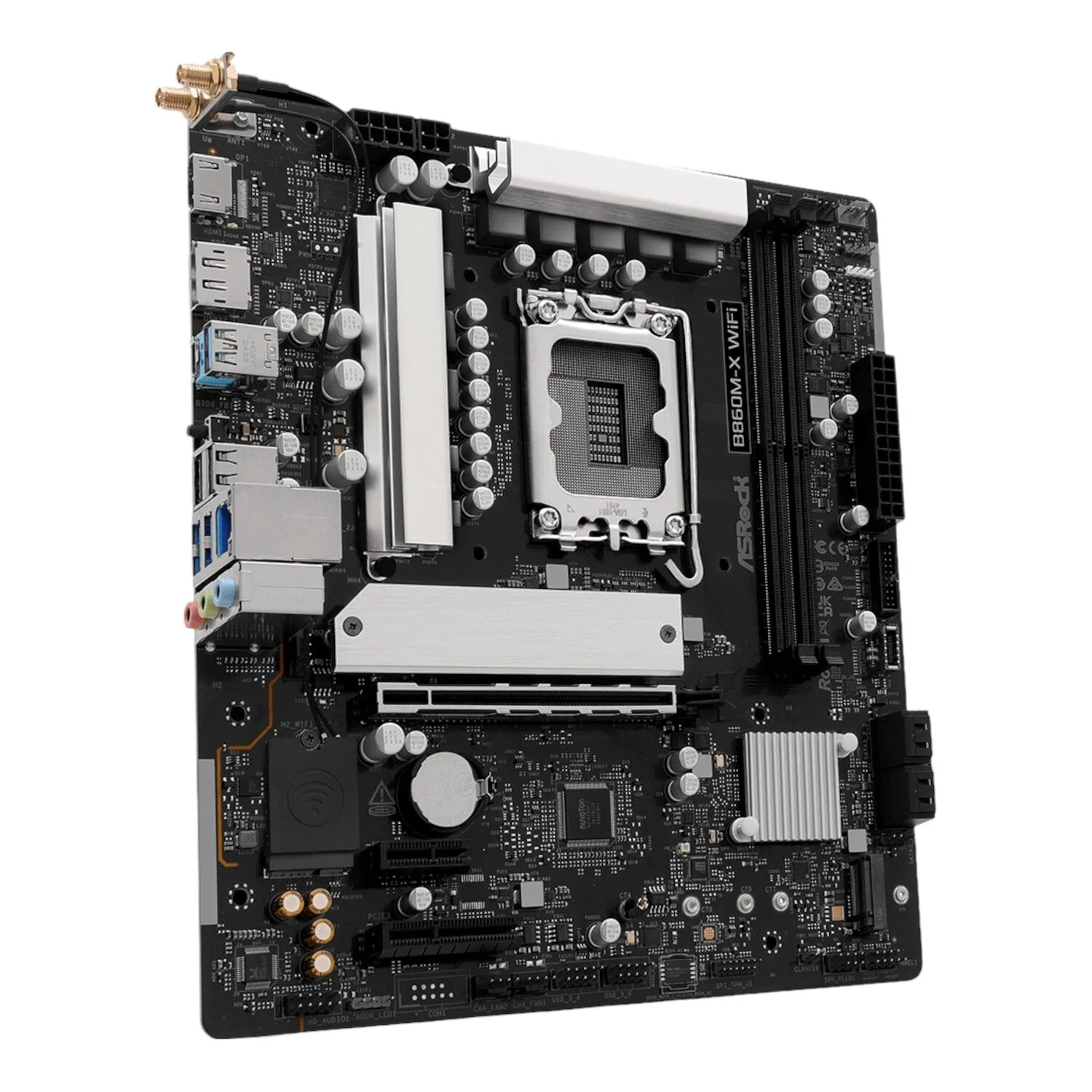 ASRock B860M-X WIFI Micro ATX DDR5 Motherboard (PCIe 5 and Wi-Fi 6E)