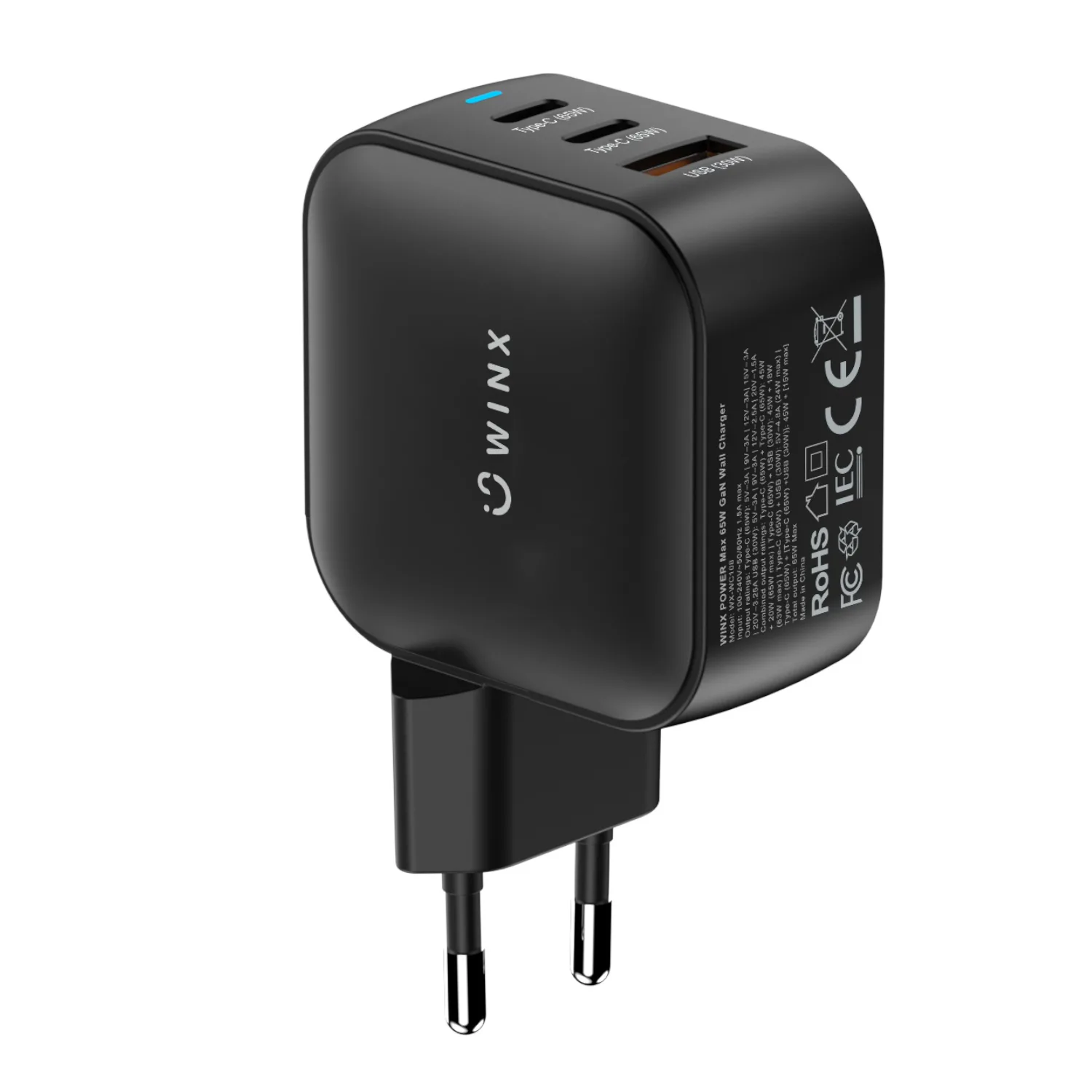WINX POWER Max 65W GaN Wall Charger