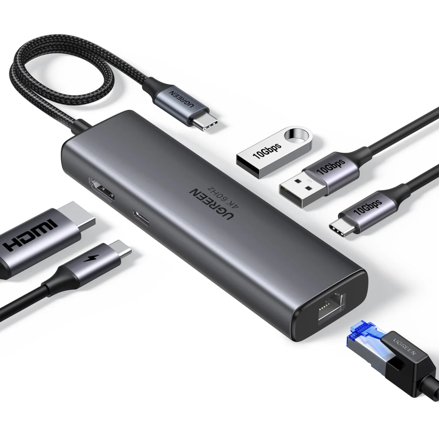 UGREEN CM512 6-in-1 USB Type-C Docking Station
