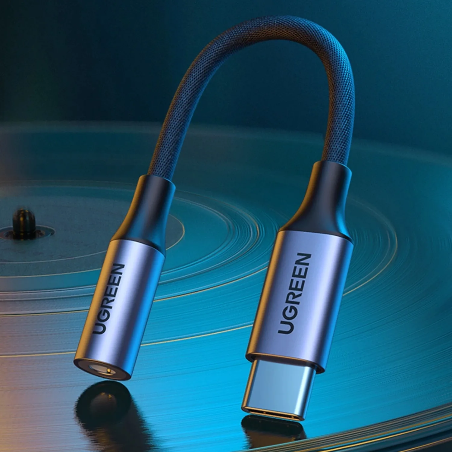 UGREEN AV161 USB Type-C to 3.5mm 10cm Adapter