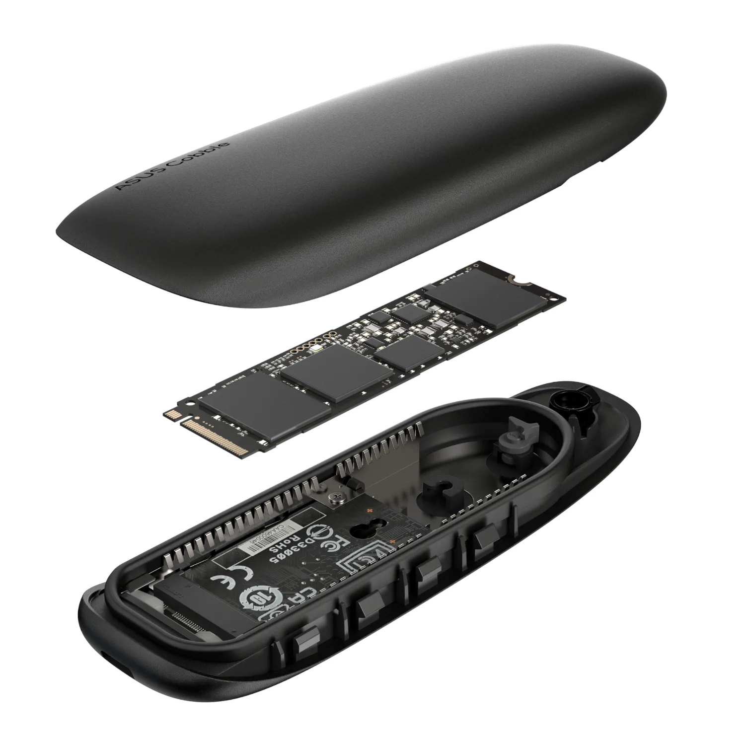 Asus Cobble M.2 SSD Enclosure - Black