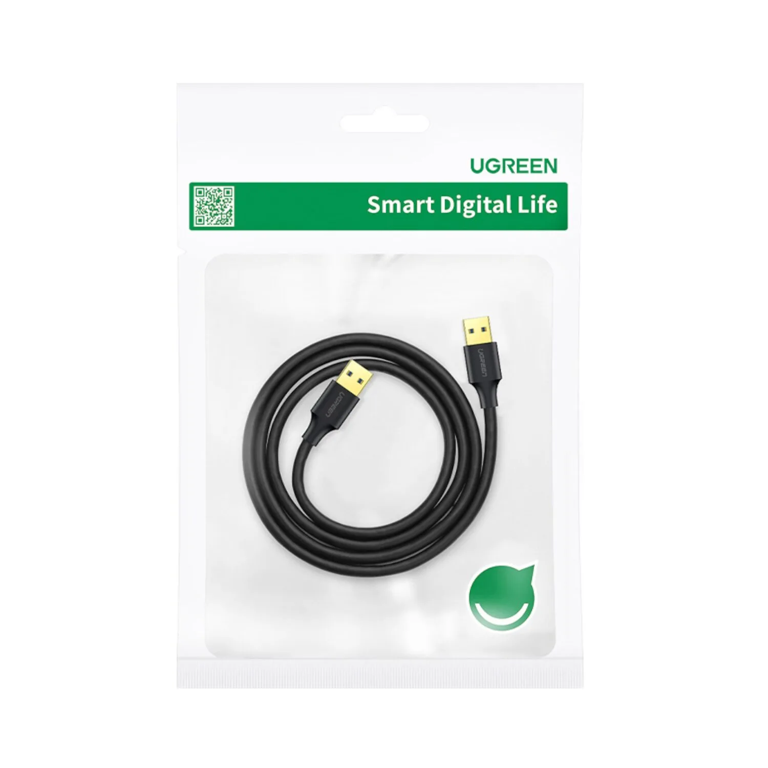 UGREEN USB 3.0 Male to Male Cable, with 5Gbps Data Transfer - 1m