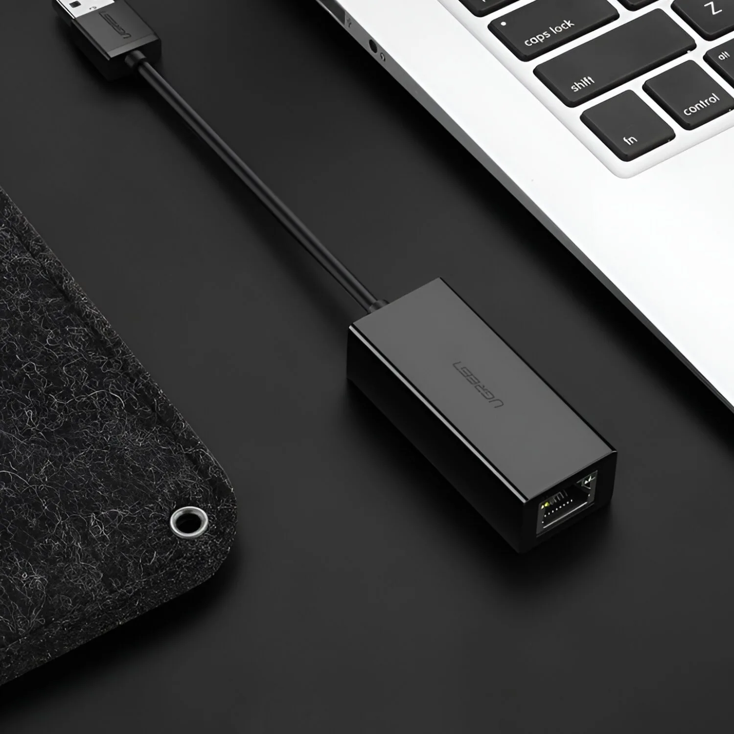 UGREEN CM111 USB3.0 to RJ5 Gigabit Ethernet Adapter - Black