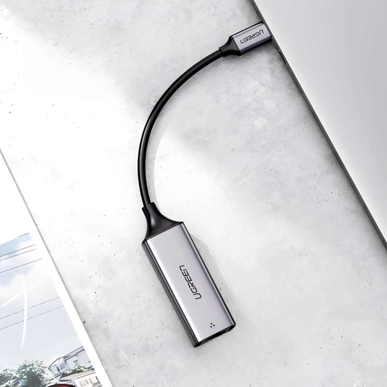 UGREEN CM199-50737 Type-C to Gigabit Ethernet Adapter - Silver