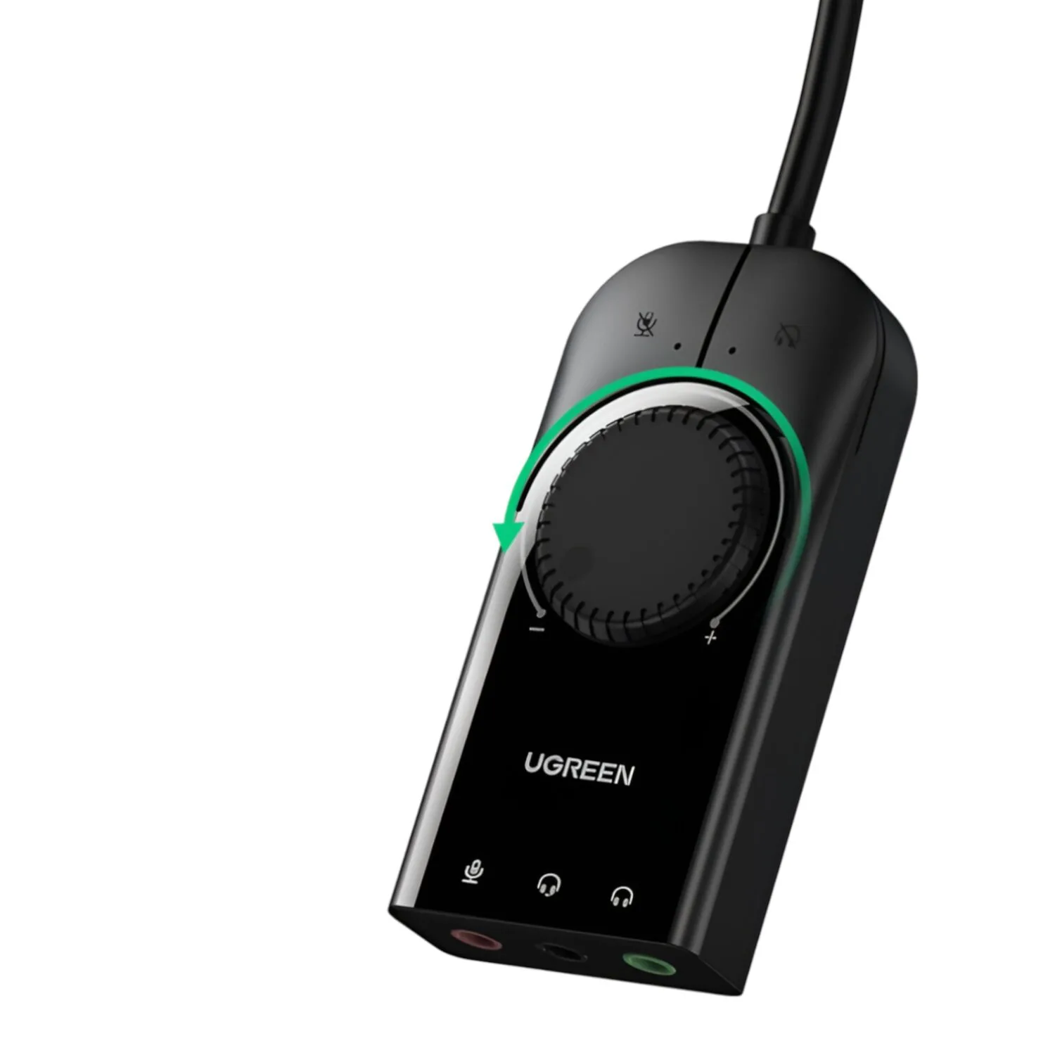 UGREEN CM129-40964 USB-A to 3.5mm External Stereo Sound Adapter - Black