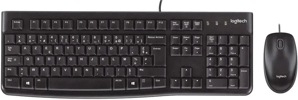 Logitech MK120 Black USB Keyboard & Mouse Combo