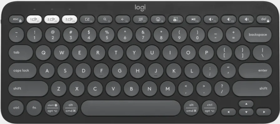 Logitech Pebble Keys 2 K380s Graphite Bluetooth