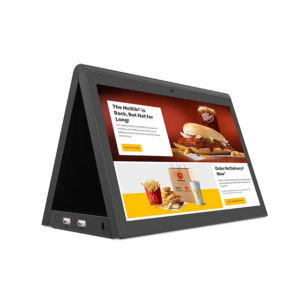 Double-side Screen Dual Advertising Tablet Checkout Counter Digital Menu Display